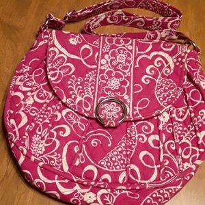 Vera Bradley Twirly Birds Saddle up crossbody bag